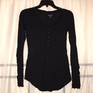 Crochet Sleeves Henley